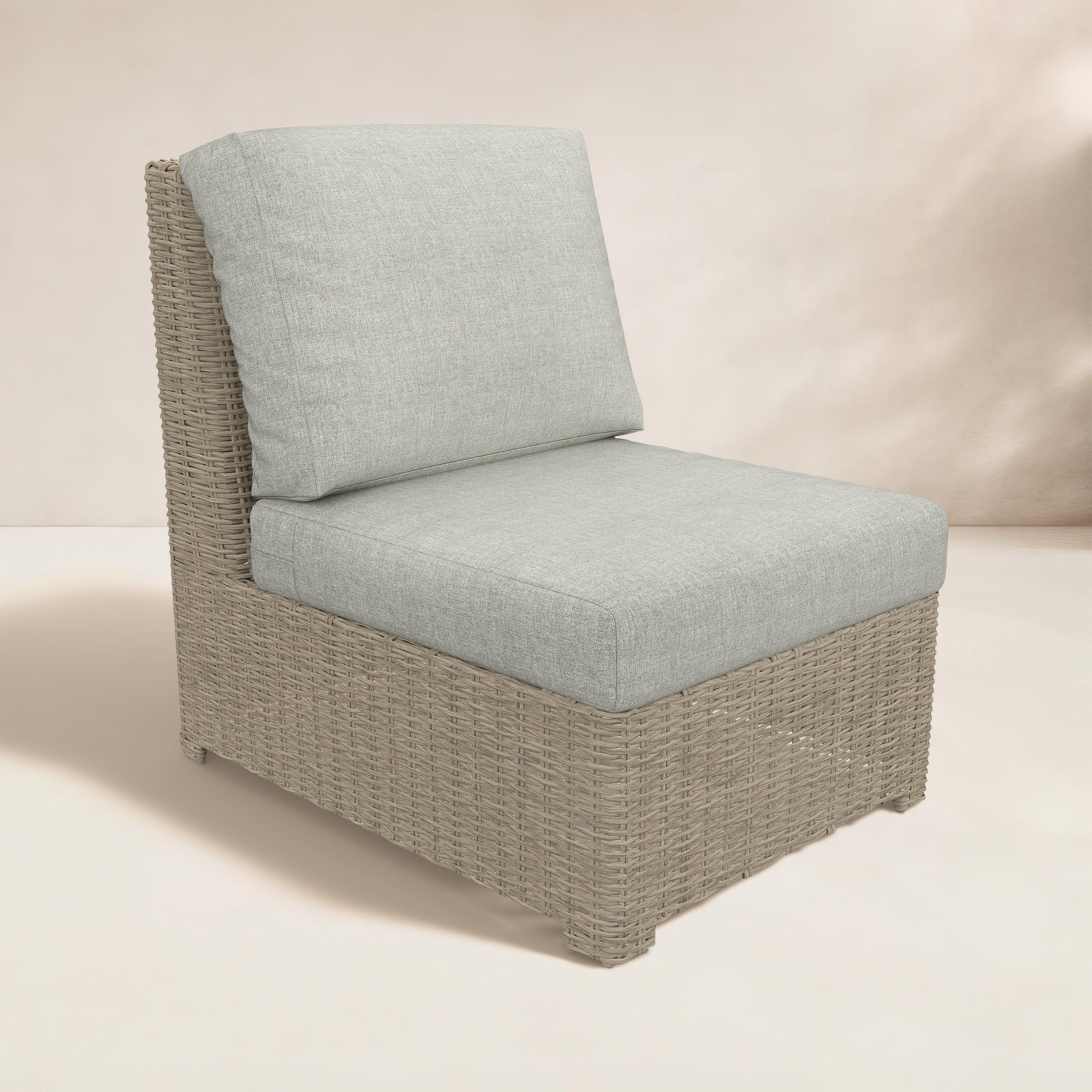 Henri Sunbrella® Patio Lounge Chair, Canvas Granite