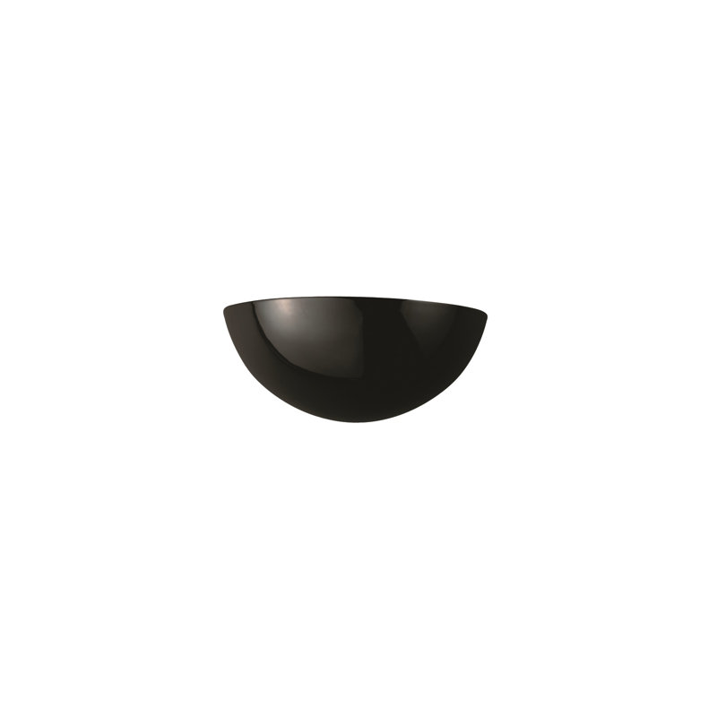 Maarten Ceramic Half Moon, Gloss Black