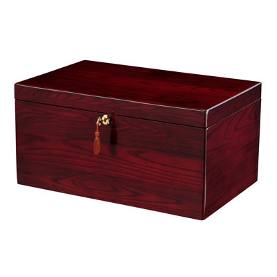 Commode pour urnes commémorative Remembrance, finition brillante, capacité multi-urnes, boîte à souvenirs verrouillable