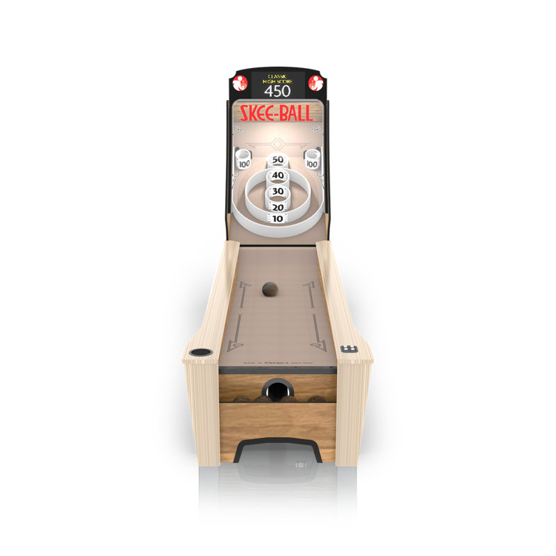 Skee-Ball Premium + Home Arcade, Beige / Brun