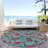 Machine Washable Indoor/Outdoor Christmas Nutcracker Xhevrie Teal Rug-266136637