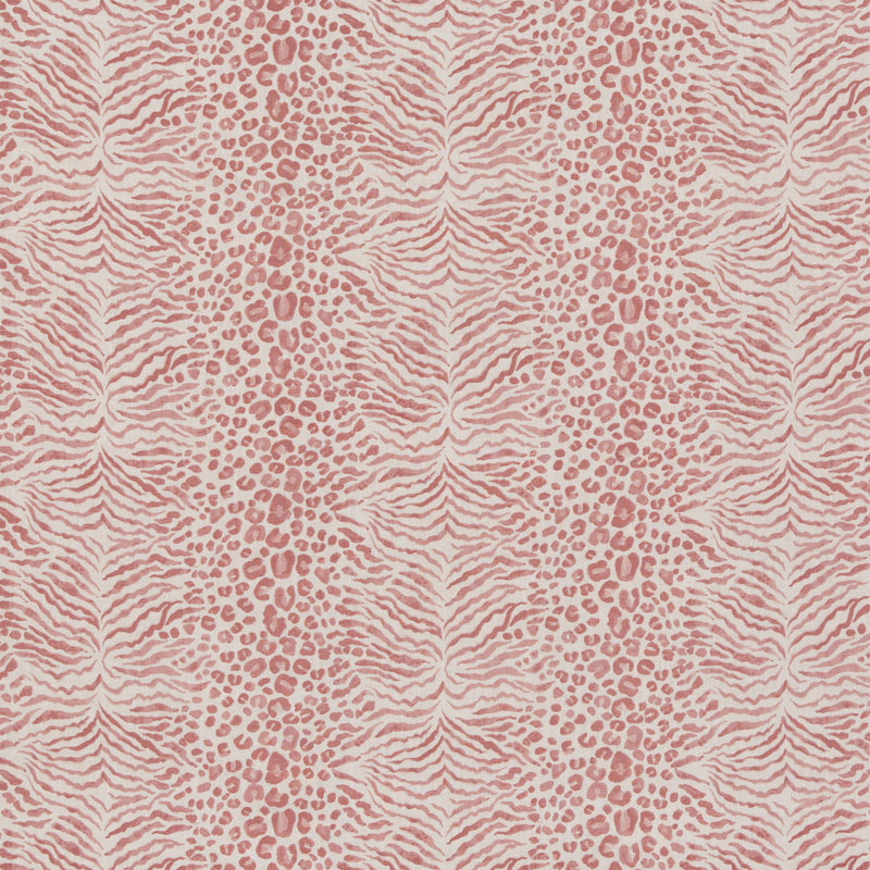 Ashmore Chatto 100% Linen Fabric, Red