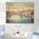 Sydney Harbour Sunset Coastline II - Port Landscape Coastal sur impression sur bois