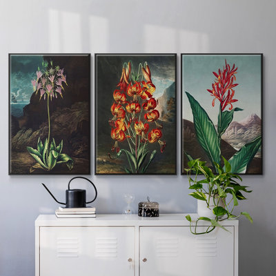 " Temple Of Flora I " 3 - Pieces