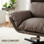 Upholstered Swivel Armchair-1252849926