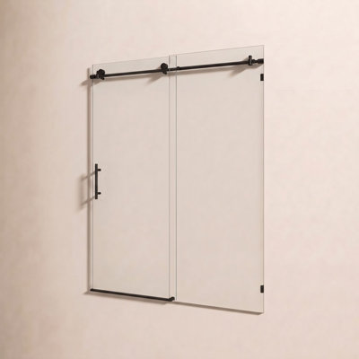 Eclipse 64" Frameless Sliding Shower Door