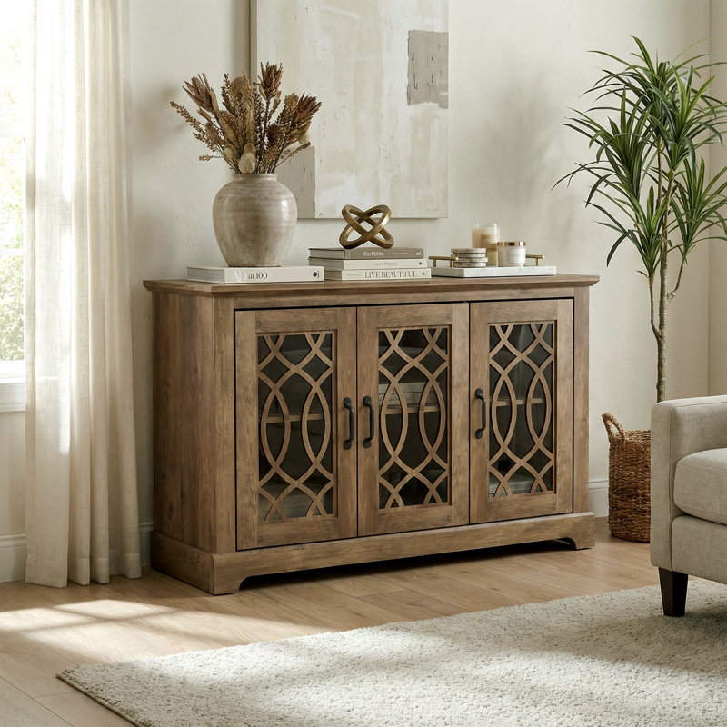 Allivia 45.7'' Wide Sideboard, Knotty Oak