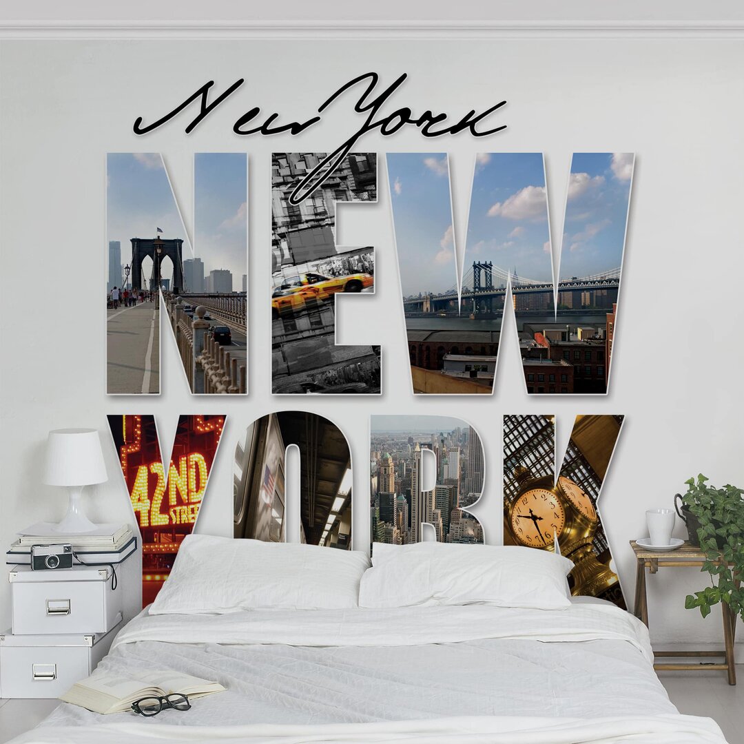 Matte Fototapete New York Impressionen 3,36 m x 336 cm