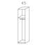 Celle 1 Door Wardrobe-12786130-13972189