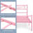 88.5cm Height Metal Bed Frame with Cloud-inspired Design Headboard-1728488638-1716333331