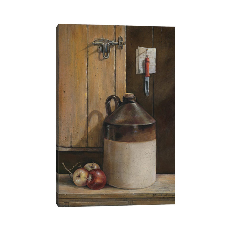 Cidre de pomme par Ruane Manning - reproduction d'art, H 40 po x l 26 po x P 1,5 po, Toile tendue, Aucun mat