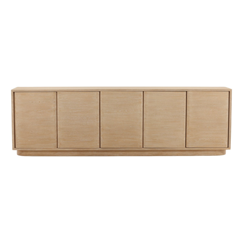 Zay Sideboard Light Natural, 32" H x 104.3" W x 18" D