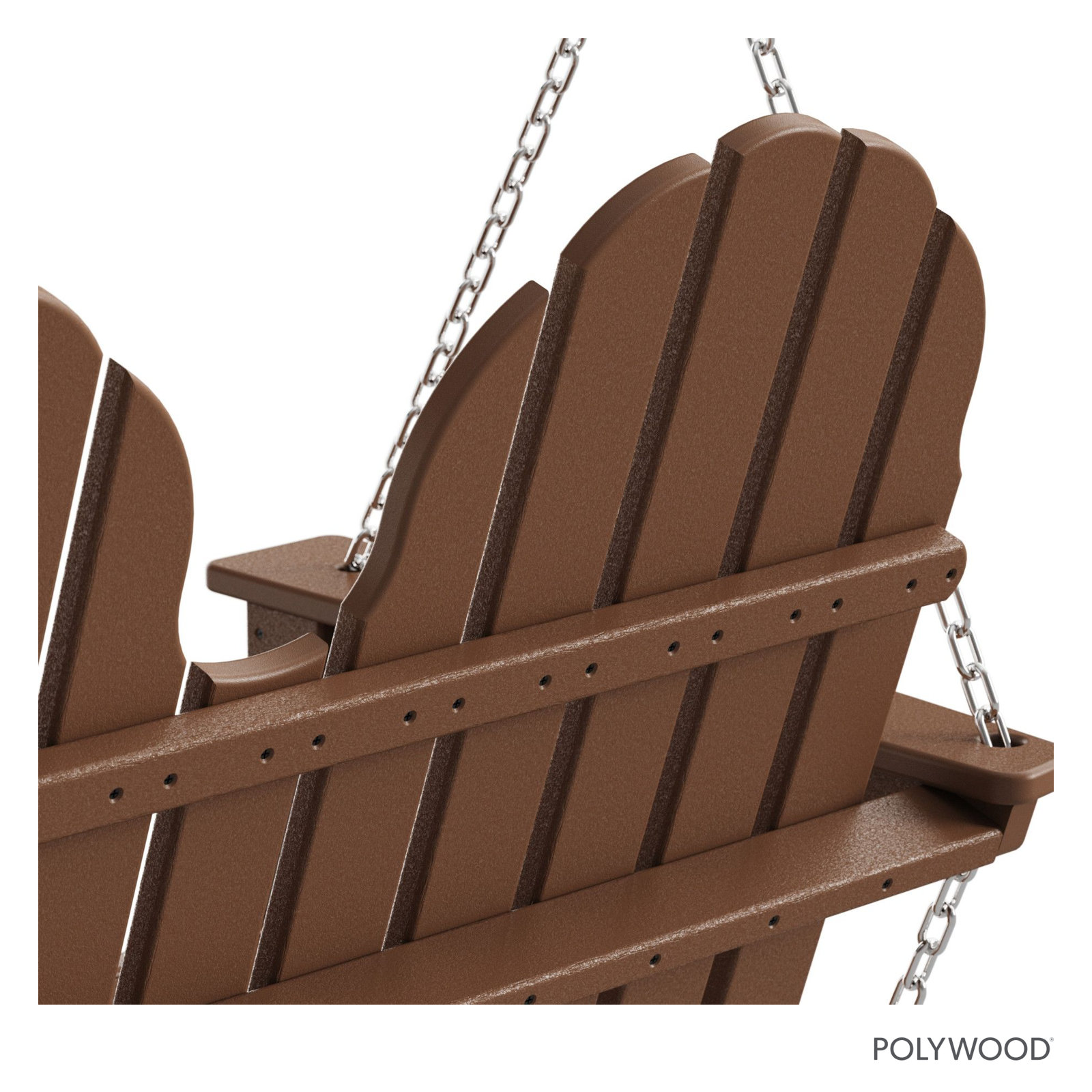 Vineyard Adirondack Swing, Teak