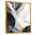 Toile avec cadre flottant or