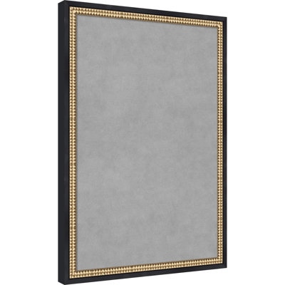 Castellan Black Framed Magnetic Board