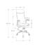 Chaise de bureau pivotante à hauteur réglable, filet noir, ergonomique pour bureau d'ordinateur, filet et métal, travail