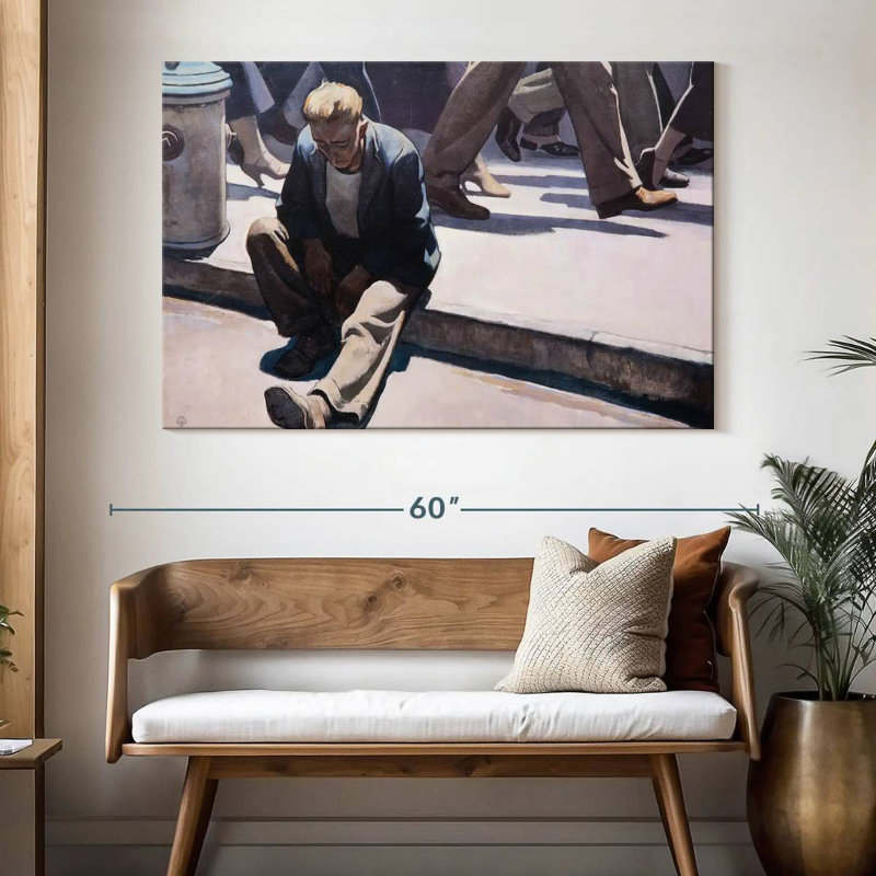 Leisha Forgotten Man, 34" H x 51" W