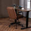 Chaise de bureau Mid-Century ergonomique avec hauteur réglable, fonctions pivotantes et roulantes, tissu respirant pour le confort du bureau à domicile-118088639