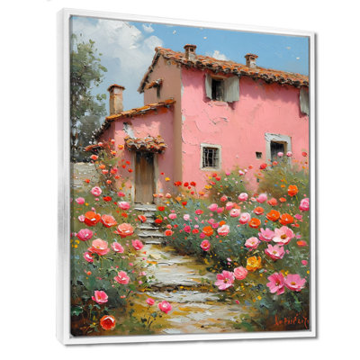 «Pink Country House», art mural campagne