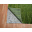 Tapis oriental vert foncé surdimensionné en laine douce et vibrante de 12 pi 2 po x 15 pi, vert foncé