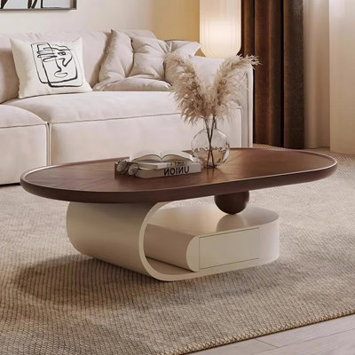 Table basse créative en bois massif