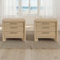 Karcen Sand Dune Nightstand With Usb, Set Of 2