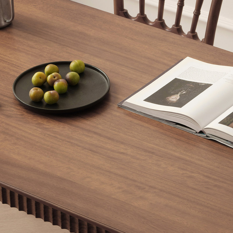 Ensemble de table de salle à manger rectangulaire Vintage, H 29,52 po x L 62,99 po x l 31,49 po
