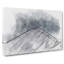 Snow Covered Mountain Ridge in Abstract - Wrapped Canvas Drawing - Wrapped Canvas-55340038