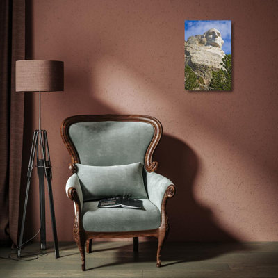 «Loon Peak® Lord», Fred, toile tendue avec châssis: SD, président George Washington au mont Rushmore