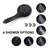 Classic High Pressure Single Handle 6-Spray Patterns Rain shower Head with Handheld Shower (Valve Included)-129237782