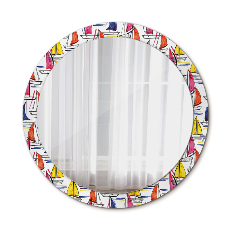 Huldar Glass Flat Wall Mirror
