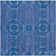 Kouerga Hand Tufted Wool/Viscose Damask Rug in Blue