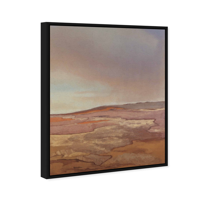 Collected View II Canvas Abstract Print by Oliver Gal, Black Frame, 16 x 20, 37"H x 46"W, Black Floater Frame