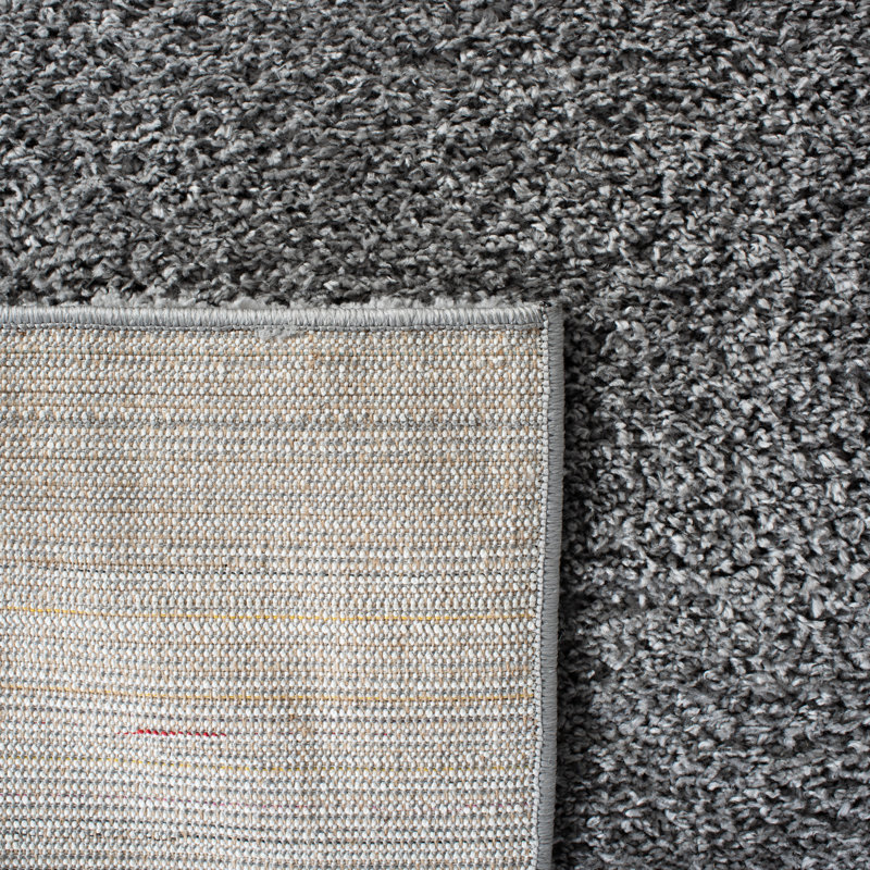 August Shag 500 Performance Solid Color Rug, Rectangle 5'3" x 7'7"