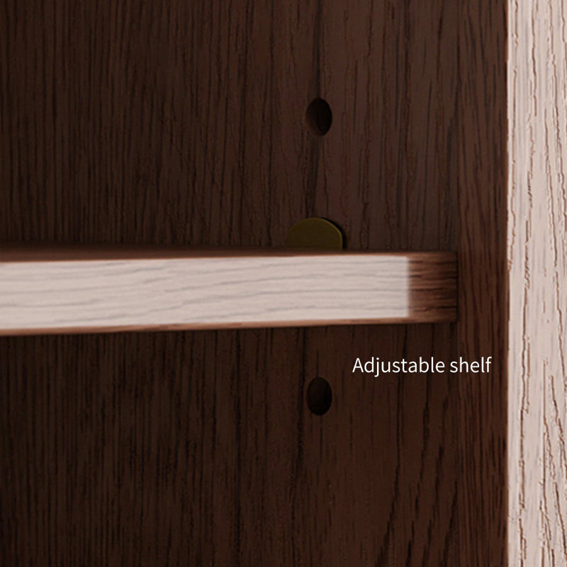 Bibliothèque simple et rotative en bois massif