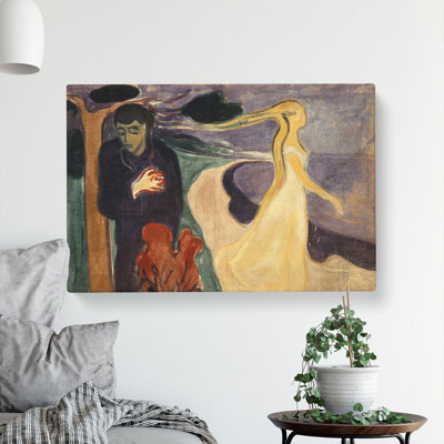Separation by Edvard Munch - Wrapped Canvas