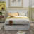 Platform Bed with Under-bed Drawers