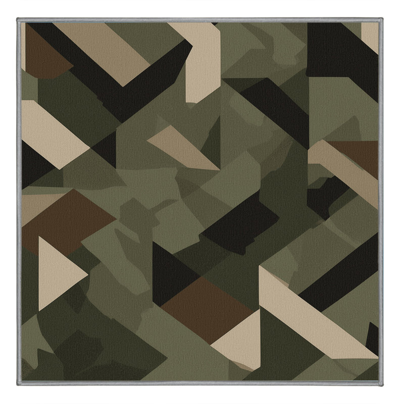 Fragment Peak Rug, Square 6'
