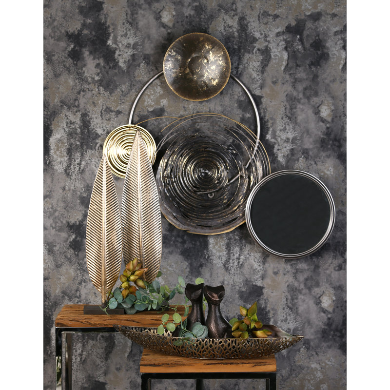 Handmade Abstract Wall Decor on Metal