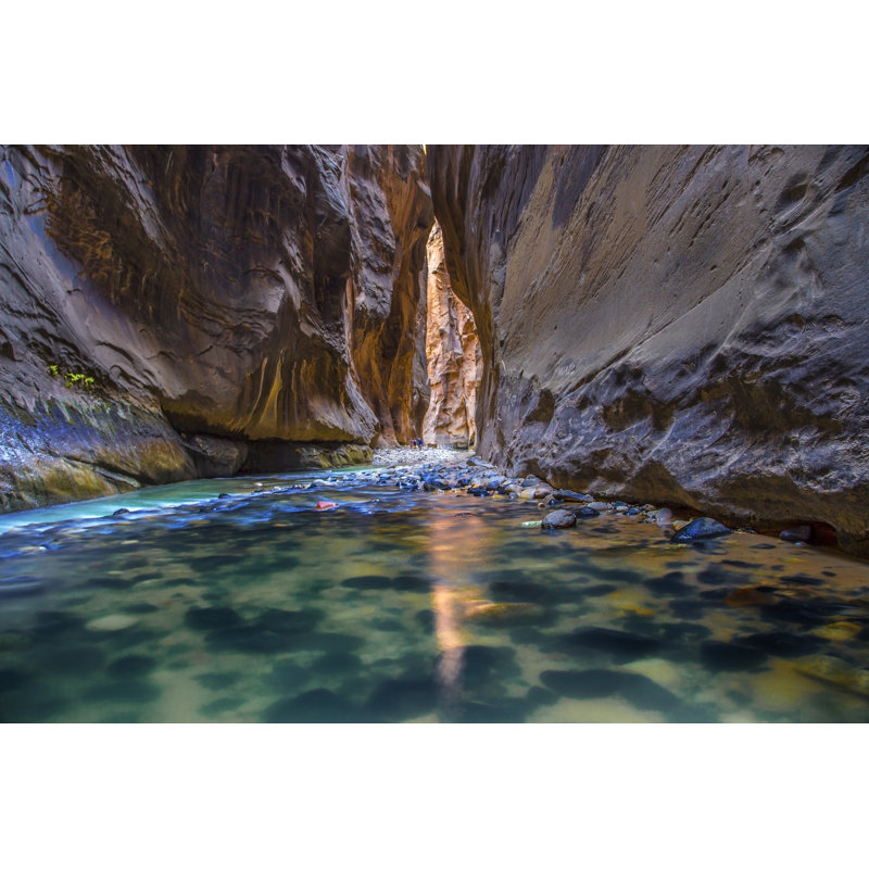Zion Narrows - Wrapped Canvas Print, 30cm H x 46cm W