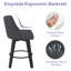 Tabourets de comptoir pivotants avec cadre en bois massif George Oliver Loriell-1337461394-1334114382-1334114383