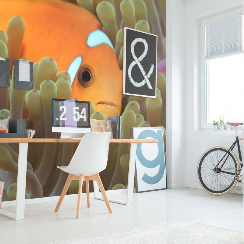 Panneau de papier peint Woodbine, L 100,08 po x l 192 po