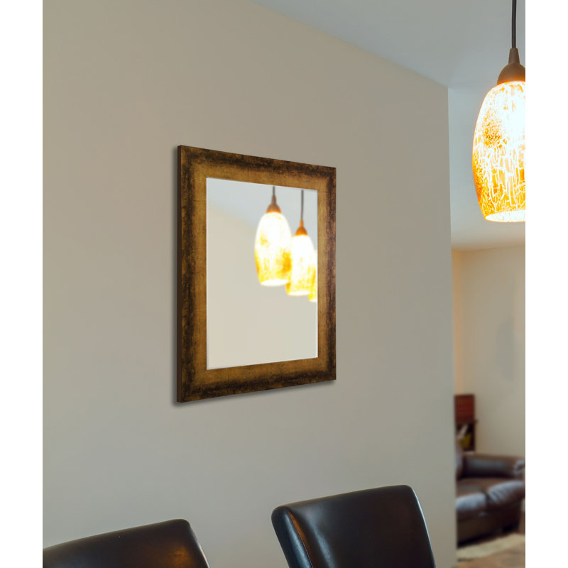 Arkansas Wood Flat Wall Mirror, 40" H x 30" W