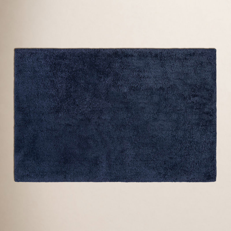 Tapis pour salle de bain Antonio, Bleu marine, 22", 44"