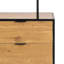 Aneita 185cm H x 77cm W Powder Coated Steel Standard Bookcase