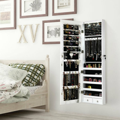 Armoire à bijoux de 14 po de large Maykel