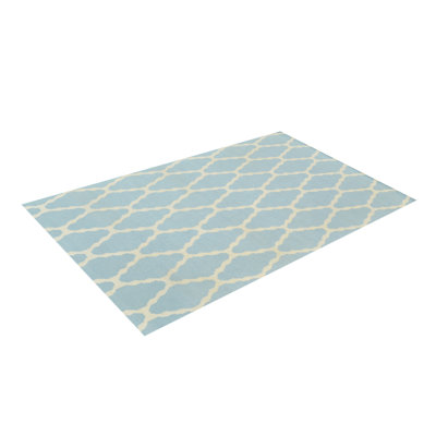 Venus Geometric Wool Hand Woven Area Rug