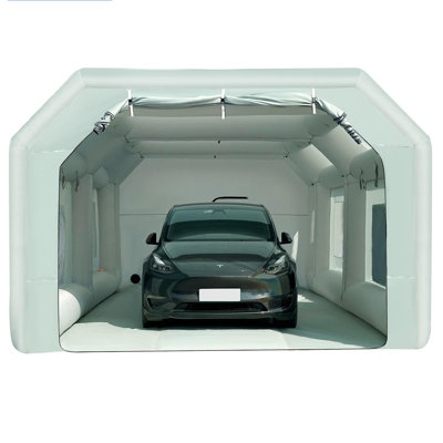 Cabine de peinture gonflable 26 x 15 x 10 pi avec ventilateur et système de filtration de l'air