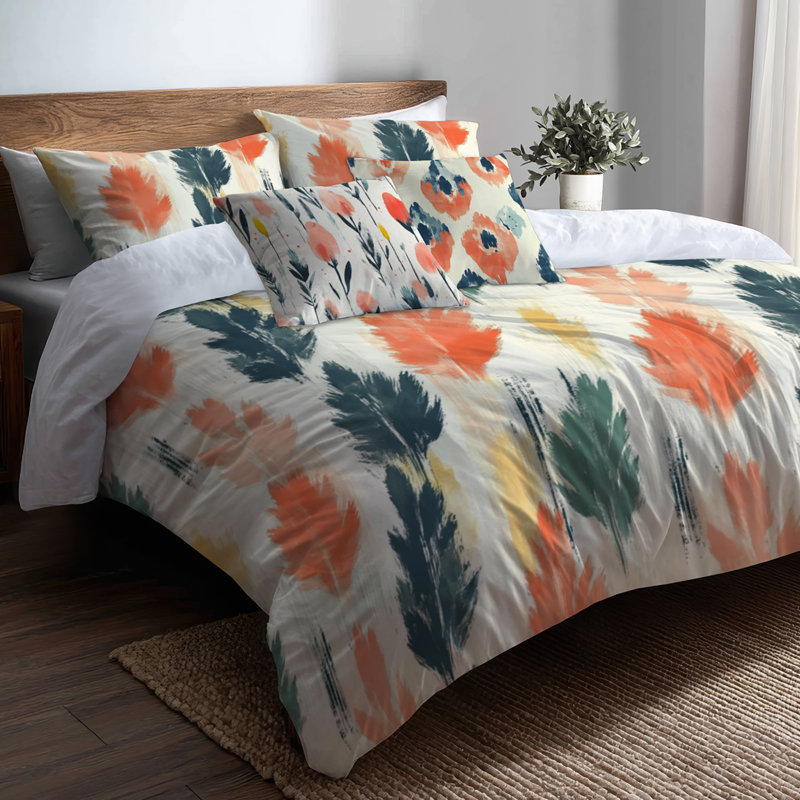 Ensemble d'édredon 6 pièces Boho, King Comforter + 5 Additional Pieces