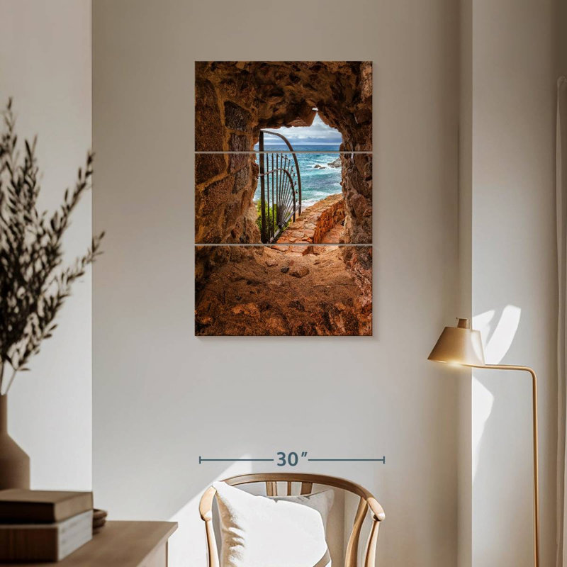 Gillard Medieval Tossa De Mar, 57" H x 36" W